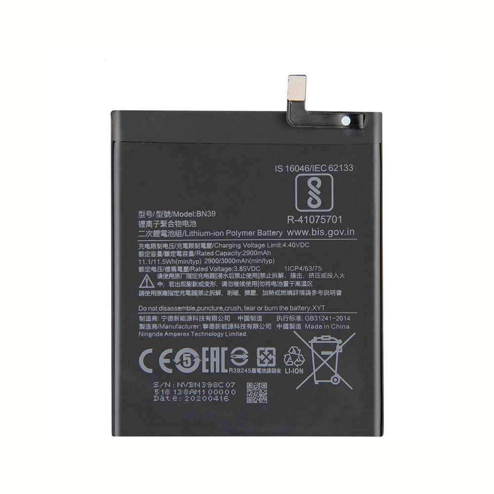 Batería para Redmi-6-/xiaomi-BN39